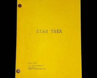 Star Trek 1967 First Draft Script He Walked Among Us