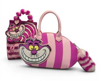 BNWT Loungefly Disney Alice in Wonderland Cheshire Cat Crossbody Danielle Nicole Mini Backpack