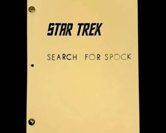 Star Trek III Search For Spock Revised Final Script