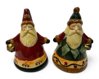 Jim Shore Ceramic Santa Figures