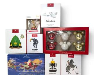 8 Hallmark Keepsake Christmas Ornaments