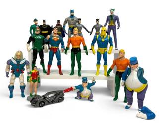 Batman, Superman, Batmobile, Riddler, Joker, 1980s 1990s Villains