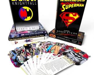 Batman, Superman, Star Wars, Marvel Book Collection With Fandex Deluxe Edition