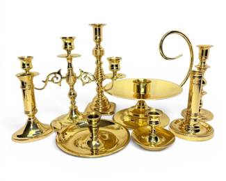Baldwin Brass Candlestick Holders