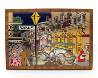 New Orleans Style Street Tile Painting