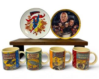 DC Star Trek Collectible Mugs And Plates