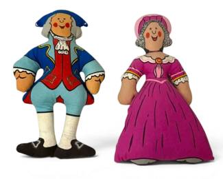 Two Gillette Company Rag Dolls