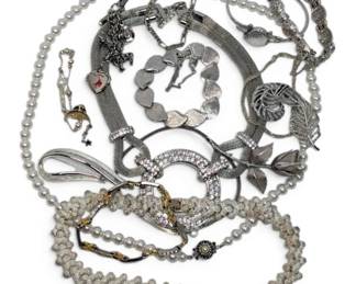 Monet, Avon, Sarah Coventry More Silver Toned Jewelry