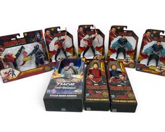 Marvel Shang Chi And Thor Action Figures