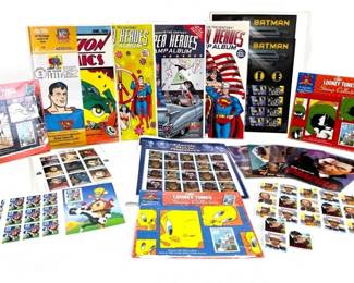 Stamps Movie Monsters, Super Heros Star Trek