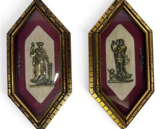 Two Harods Inc. Gold Framed Wall Decorations
