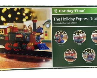 Vintage Holiday Time The Holiday Express Train Set
