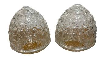 Vintage Glass Acorn Globes