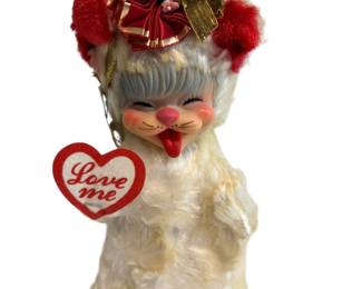 Vintage Rushton Company Plush Toy for Valentines Day