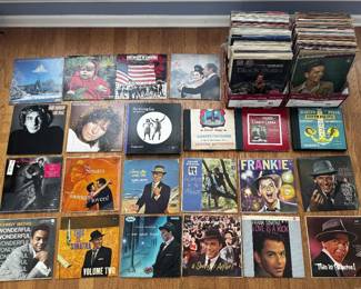 Large Collection of Vintage Vinyl Record Albums 33RPM LP