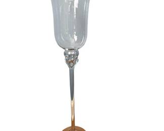 Home Elements Glass Candleholders