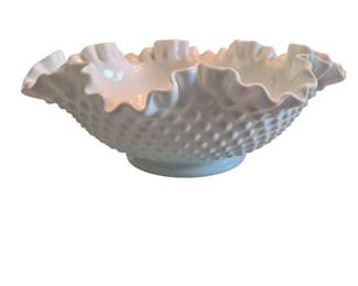 Fenton Milk Glass Bowl