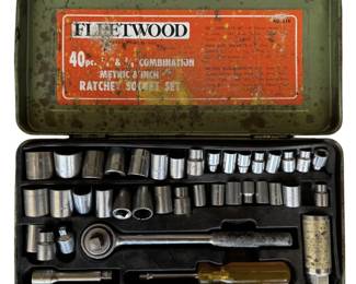 Vintage Fleetwood Ratchet Socket