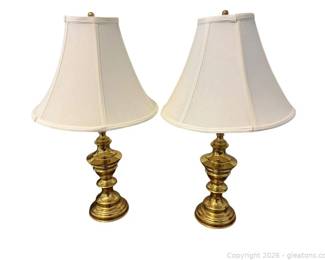 2 Gold Lamps