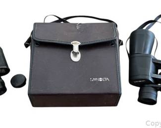 Vintage Minolta and Guardsman Binoculars