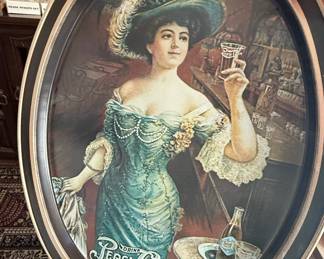Vintage Pepsi-Cola Gibson Girl Serving Tray (Fabcraft)