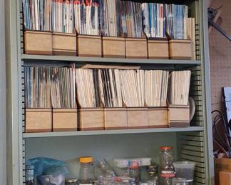 Vintage Industrial Steel Utility Shelving Unit