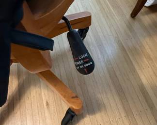 Vintage Wooden Bankers Office Chair