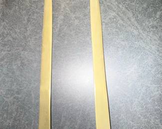 Vintage Ornate Brass Sword-Form Letter Openers