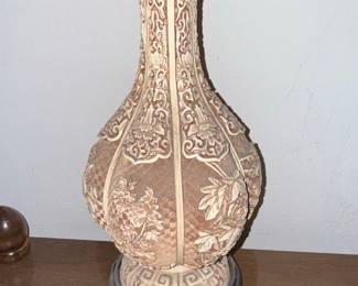 Arnart Imports Ivory Dynasty Faux Cinnabar Resin-over-Brass Vase