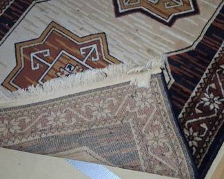 Machine-Made Oriental-Style Geometric Area Rug