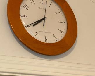 La Crosse Technology Radio Controlled Wood Frame Wall Clock