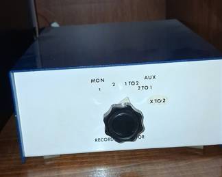 Vintage Audio Input/Output Selector Switch Box