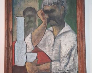 Original Oil Painting, Signed P. Kunden, 1964