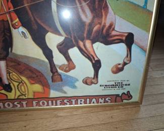 1909 Barnum & Bailey 'The Konyot Family' Circus Poster