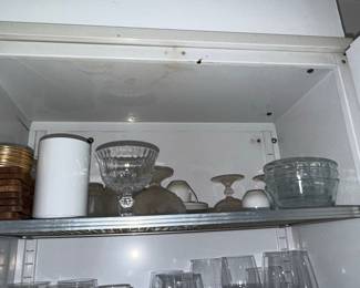 Vintage German Roemer Wine Glasses and Mixed Barware Collection
