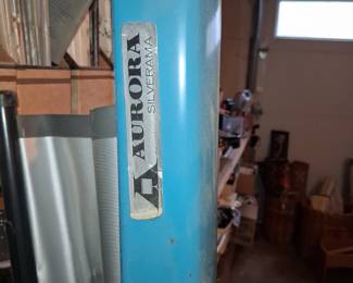 Vintage Aurora Silverama Tripod Projection Screen