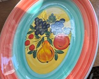 La Primula S.R.L. Italian Ceramic Fruit Platter
