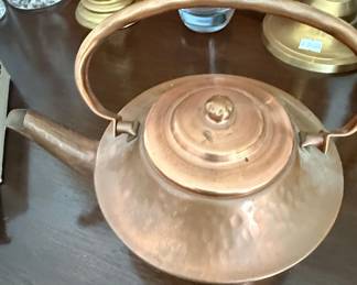 Gregorian Copper Teapot