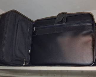 Vintage Samsonite Soft-Sided Black Briefcase