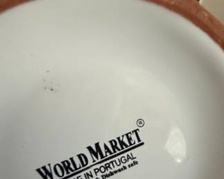 World Market White Ceramic Pitcher Made in Portugal