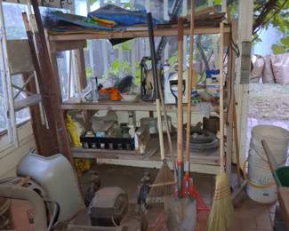 Assorted Garden Tools and Lawn Maintenance Equipment