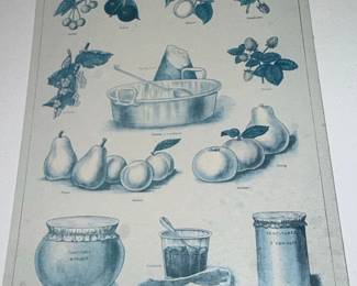 Les Confitures Musée Scolaire Deyrolle Educational Poster, Plate 149