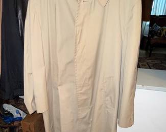 Vintage Men's London Fog Tan Trench Coat
