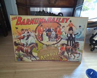 1909 Barnum & Bailey 'The Konyot Family' Circus Poster