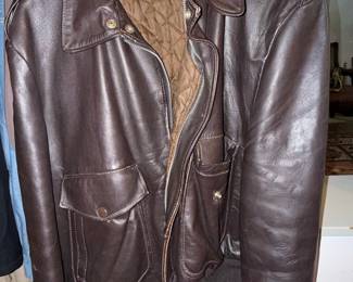 Vintage Oakton Limited Leather Bomber Jacket