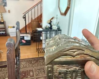 Vintage E. J. Kahn Co. Chicago Pirate Treasure Chest Trinket Box