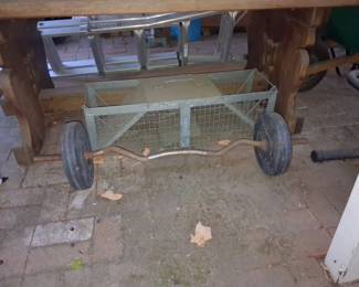 Vintage EZ Curl Bar with Cast Iron Weight Plates
