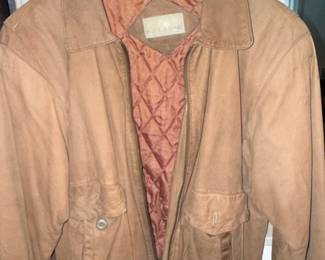 Vintage Suede Bomber Jacket