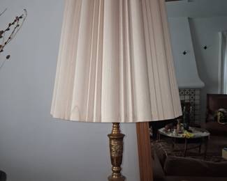 Vintage Brass Dragon Floor Lamp