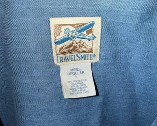 TravelSmith Men's Coolmax Denim Utility Jacket